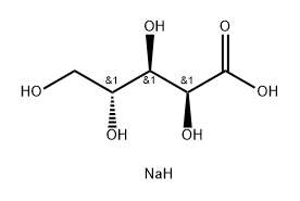 D-Arabinonic acid, sodium salt (1:1) 结构式