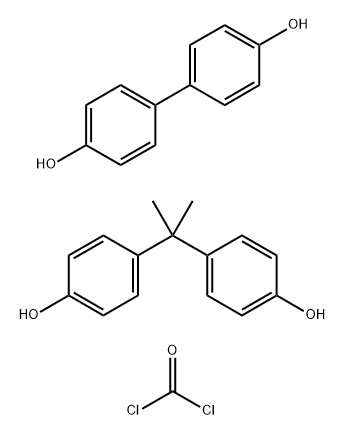 2,2-Bis(4-hydroxyphenyl)propane polycondensation product with 4,4'-dihydroxybiphenyl, 4-tert-butyl-phenol and phosgene 结构式