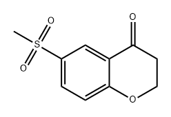 6-(methylsulfonyl)chroman-4-one 结构式