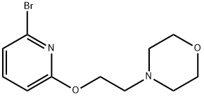 4-(2-((6-bromopyridin-2-yl)oxy)ethyl)morpholine 结构式