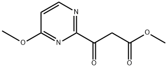 2-Pyrimidinepropanoic acid, 4-methoxy-β-oxo-, methyl ester 结构式