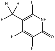 5-Methyl-2(1H)-pyridinone-d6 结构式
