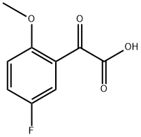 2-(5-氟-2-甲氧基苯基)-2-氧代乙酸 结构式