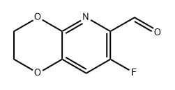 7-氟-2,3-二氢-[1,4]二噁英[2,3-B]吡啶-6-甲醛 结构式