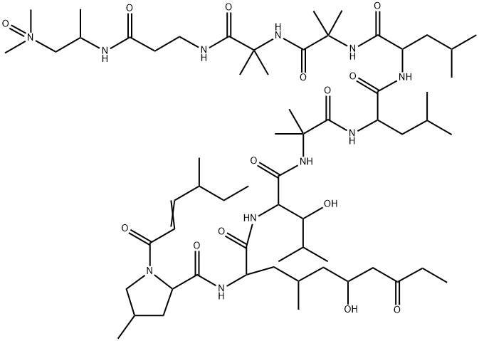 leucinostatin K 结构式