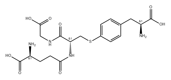 4-(glutathionyl)phenylalanine 结构式