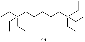 1,5-戊烷乙鎓二氢氧化物水溶液 结构式