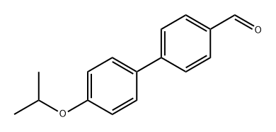 4'Isopropoxy-[1,1'-biphenyl]-4-carbaldehyde 结构式