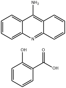 9-氨基吖啶水杨酸盐 结构式