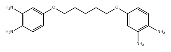 1,2-Benzenediamine, 4,4'-[1,5-pentanediylbis(oxy)]bis- (9CI) 结构式