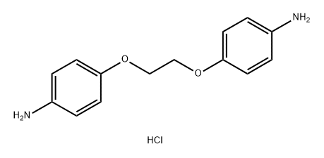 [4-[2-(4-azaniumylphenoxy)ethoxy]phenyl]azanium dichloride 结构式