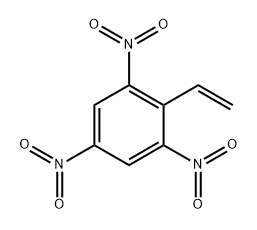 2,4,6-Trinitrostyrene, homopolymer 结构式