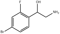 Benzenemethanol, α-(aminomethyl)-4-bromo-2-fluoro- 结构式