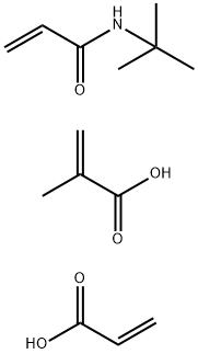 2-Propenoic acid, 2-methyl-, polymer with N-(1,1-dimethylethyl)-2-propenamide and 2-propenoic acid 结构式