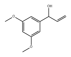 1-(3,5-二甲氧基苯基)丙-2-烯-1-醇 结构式