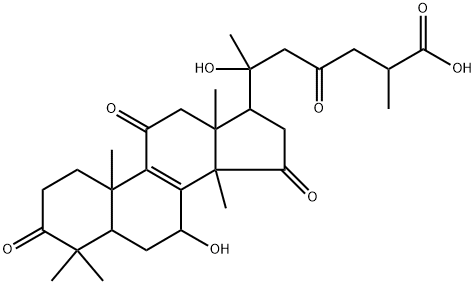 灵芝酸N 结构式