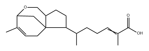 2-Heptenoic acid, 6-(3,6,7,8,9,9a-hexahydro-4-methyl-1H-3,6a-methanocyclopent[c]oxocin-7-yl)-2-methyl-, [3R-[3α,6aα,7β(R*),9aβ]]- (9CI) 结构式