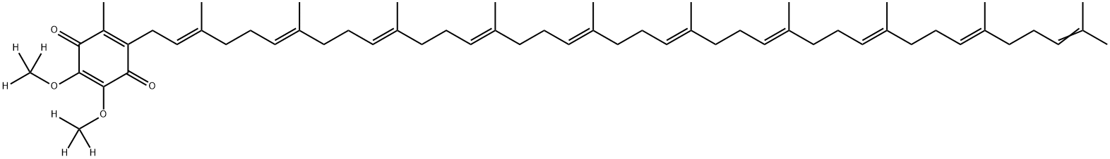 辅酶Q10-D6 结构式