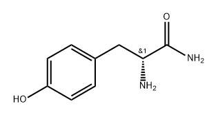 Benzenepropanamide, α-amino-4-hydroxy-, (αR)- 结构式