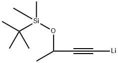 Lithium, [3-[[(1,1-dimethylethyl)dimethylsilyl]oxy]-1-butyn-1-yl]- 结构式
