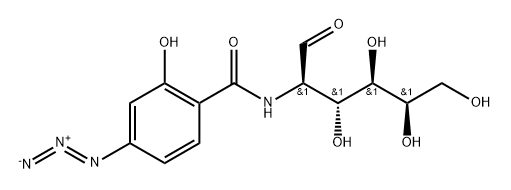 N-(4-azidosalicyl)galactosamine 结构式