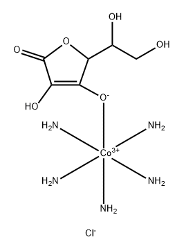 cobalt-pentammine-ascorbate complex 结构式