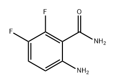 6-amino-2,3-difluorobenzamide 结构式