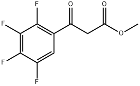 Benzenepropanoic acid, 2,3,4,5-tetrafluoro-β-oxo-, methyl ester 结构式