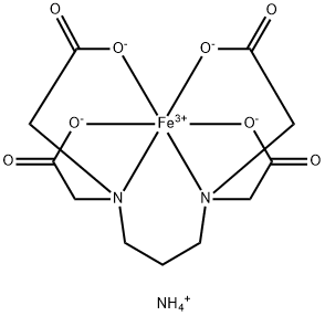 1,3-PDTA 铁铵盐 结构式