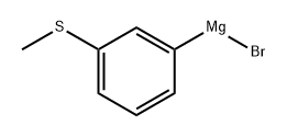 3-(Methylthio)phenylmagnesium bromide, 0.50 M in 2-MeTHF 结构式