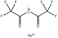 六氟乙酰丙酮锡(II) 结构式