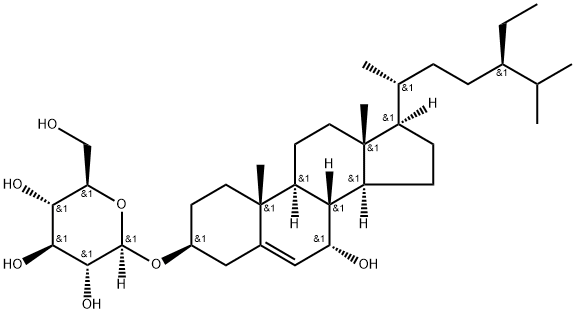 IKSHUSTEROL 3-O-GLUCOSIDE 结构式