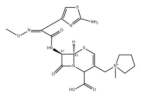 △3-头孢吡肟 结构式