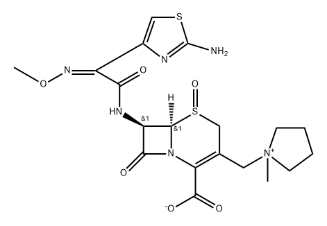 头孢吡肟杂质04 结构式