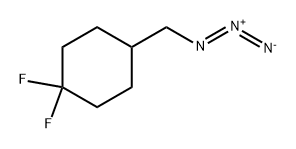 4-(Azidomethyl)-1,1-difluorocyclohexane 结构式
