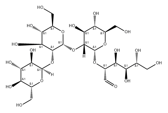 O-ALPHA-D-吡喃葡萄糖基-(1-2)-O-ALPHA-D-吡喃葡萄糖基-(1-2)-O-ALPHA-D-吡喃葡萄糖基-(1-2)-D-葡萄糖 结构式