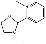 2-(1,3-Dioxolan-2-yl)-1-methylpyridin-1-ium iodide 结构式