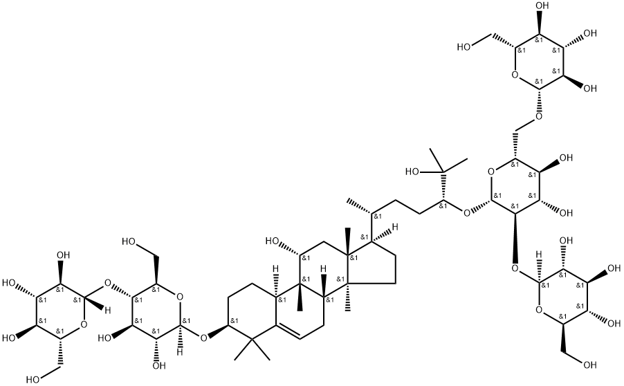 异罗汉果皂苷 V 结构式