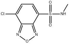 7-chloro-N-methylbenzo[c][1,2,5]oxadiazole-4-sulfonamide 结构式