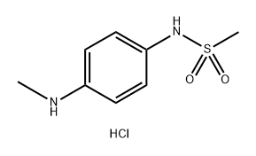 N-[4-(methylamino)phenyl]methanesulfonamide hydrochloride 结构式