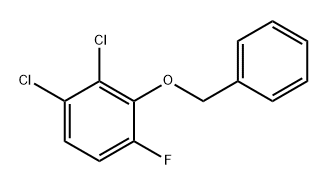 1,2-Dichloro-4-fluoro-3-(phenylmethoxy)-benzene 结构式