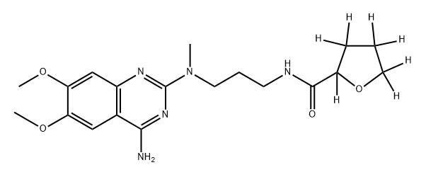 [2H7]-阿夫唑嗪 结构式