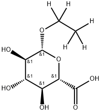 Ethyl-β-D-glucuronide-D5 结构式