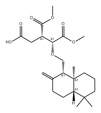 隐孔菌酸 结构式