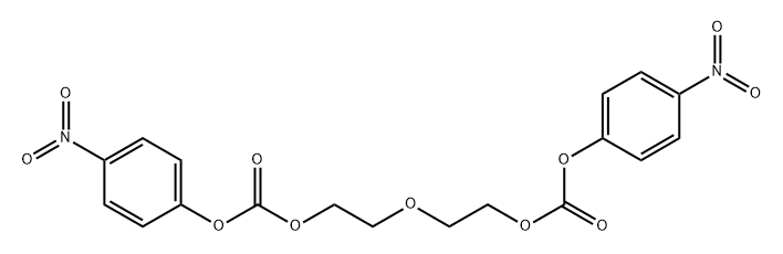 双(4-硝基苯基)(氧基双(乙烷-2,1-二基))双(碳酸酯) 结构式