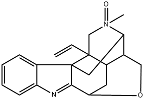 钩吻碱子 N-氧化物 结构式