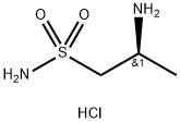 (S)-2-氨基丙烷-1-磺酰胺盐酸盐 结构式