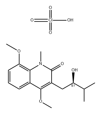 Lunacridine perchlorate 结构式