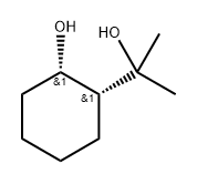 Cyclohexanemethanol, 2-hydroxy-α,α-dimethyl-, (1R-cis)- 结构式