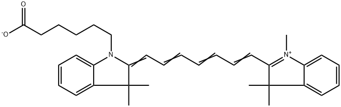 Cy7-羧基 结构式